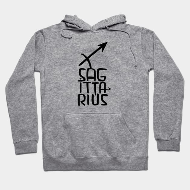 Sagittarius Hoodie by badlydrawnbabe